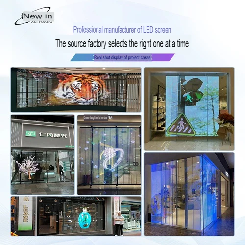 XCY-LED/TMP3.91 Transparent LED Film Screen for Window Displays – High Brightness - Image 3