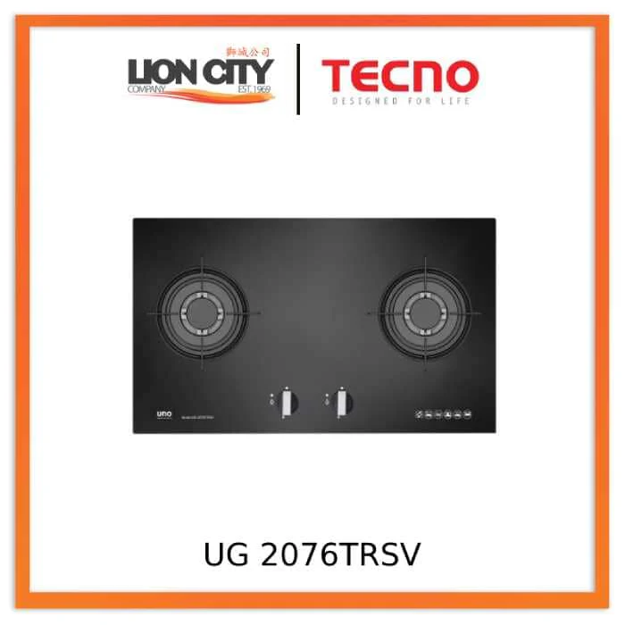 Tecno Uno UG 2076 TRSV Toughened Glass Hob Black 76cm UG2076 TRSV