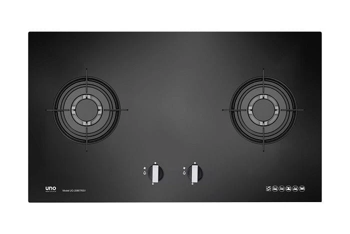 Tecno Uno UG 2086 TRSV Toughened Glass Hob Black 86cm - Image 2