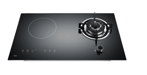 Tecno Uno UK 7338 Hybrid Hob Black Tempered  Glass 73cm 1x Induction Hob - Image 2