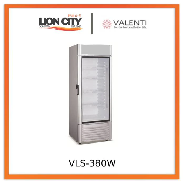 Valenti VLS-215W/VLS-295W/VLS-380W 195/275/352L Beverage Chiller Showcase - Image 5