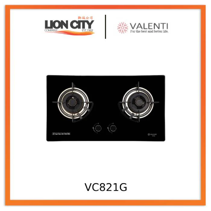 Valenti VC721G/VC821G/VC921G/VC831G/VC931G 2/3 Burner Glass Gas Hob - Image 2