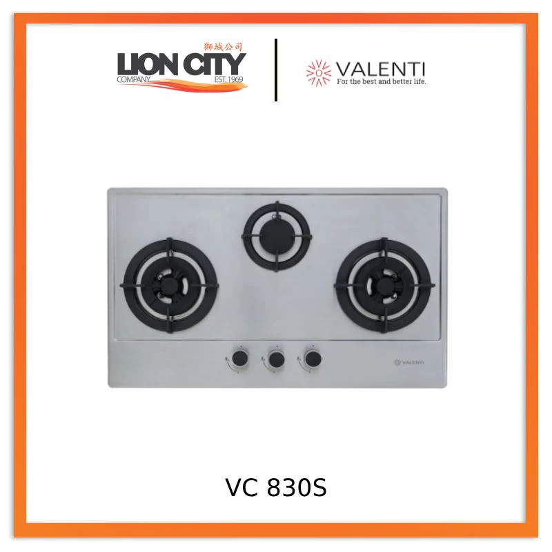 Valenti VC830S 3 Burners Hob VC 830S