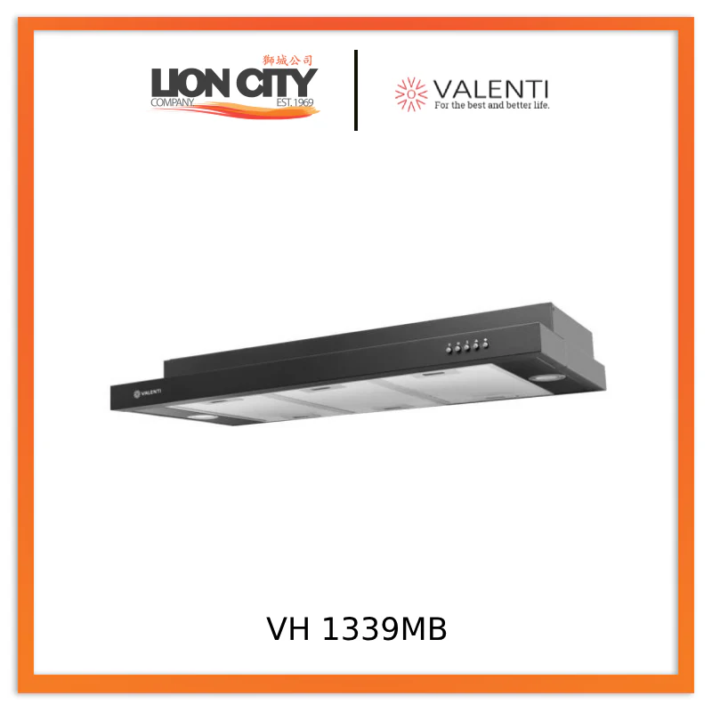 Valenti VH1339MB 90cm Semi Integrated Hood VH 1339MB