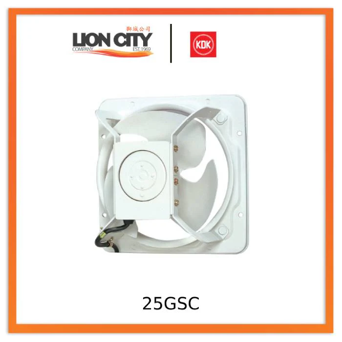 KDK 25GSC Industrial Ventilating Fan (High Pressure) 25cm