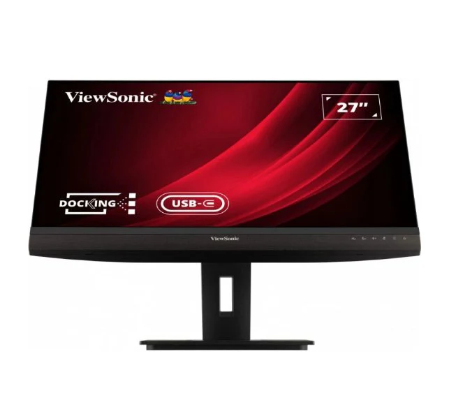 ViewSonic VG2756V-2K 27" QHD Webcam Docking Monitor with LED Fill Lights - Image 3