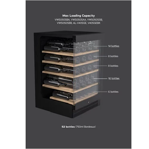 Vintec VWS050SBAX Wine Cellar-Noir - Image 4