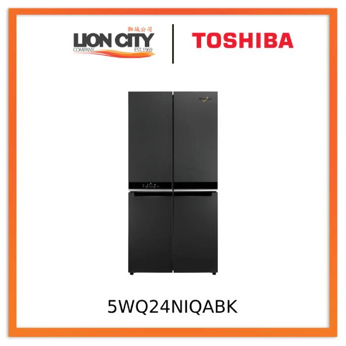 Whirlpool 5WQ24NIQABK 6TH SENSE JumboFlexi French Door Bottom Freezer 591L