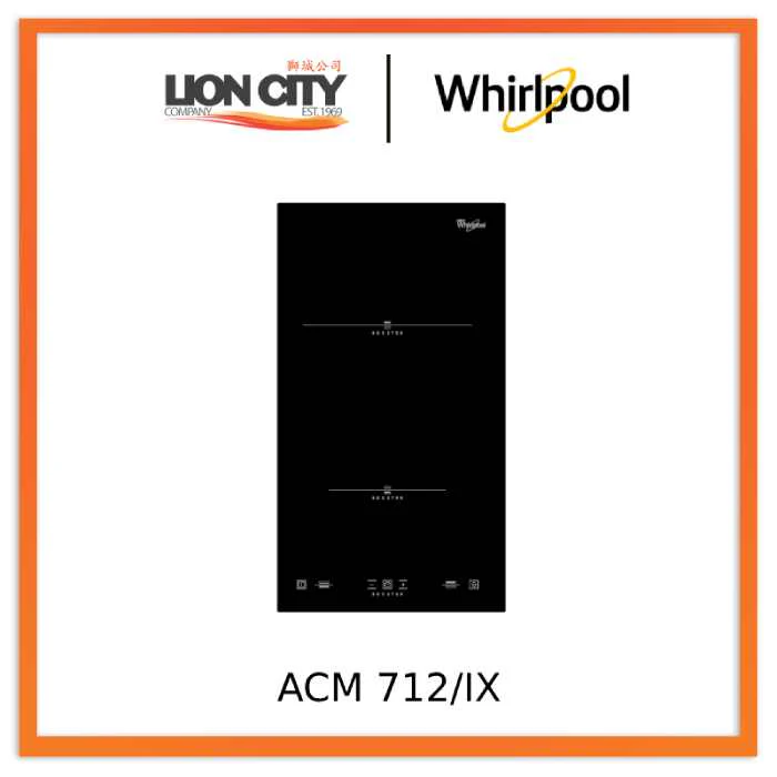 Whirlpool ACM 712/IX 2 Zone Induction Hob, 30cm