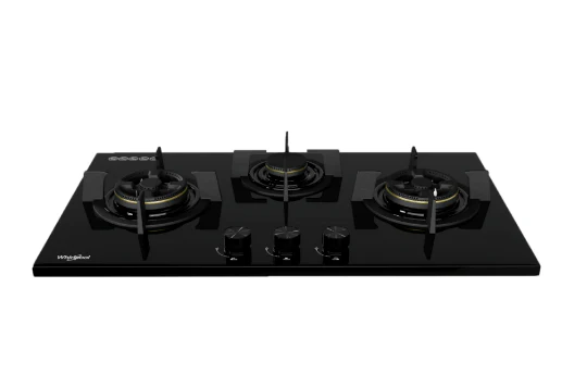 Whirlpool GWG7830TS 78cm 3-Burners Gas Hob (Town Gas) - Image 3