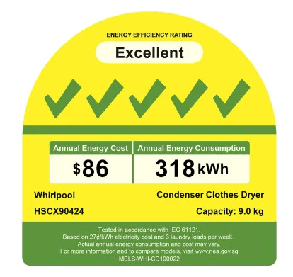 Whirlpool Hscx90424 9kg Heat-pump Dryer (5 Ticks) - Image 3