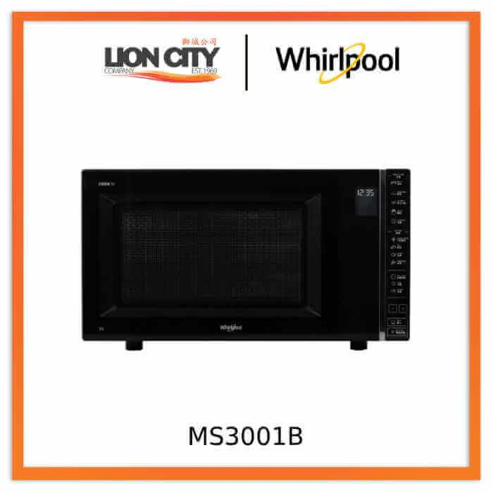 Whirlpool MS3001B 30L Solo Freestanding Microwave Oven
