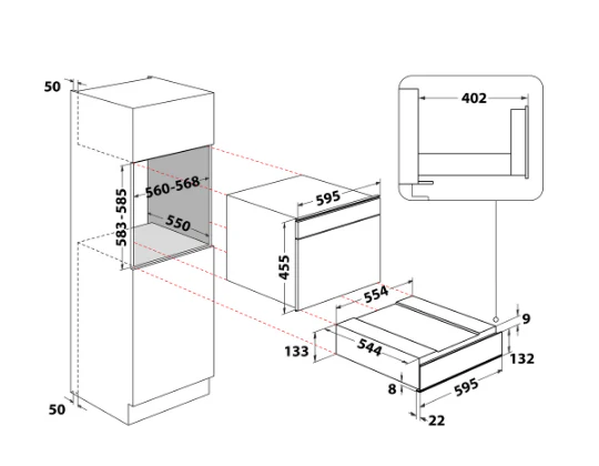 Whirlpool W1114 Built-In Warming Drawer - Image 3