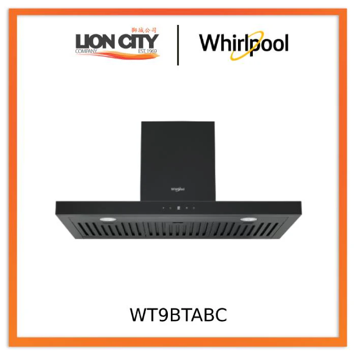 Whirlpool WT9BTABC 90cm Auto Clean T-Box Hood