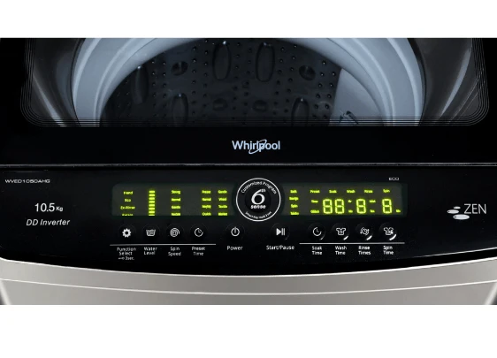 Whirlpool WVED1050AHG Top Load Washer (10.5kg) Zen Direct Drive Inverter - Image 6