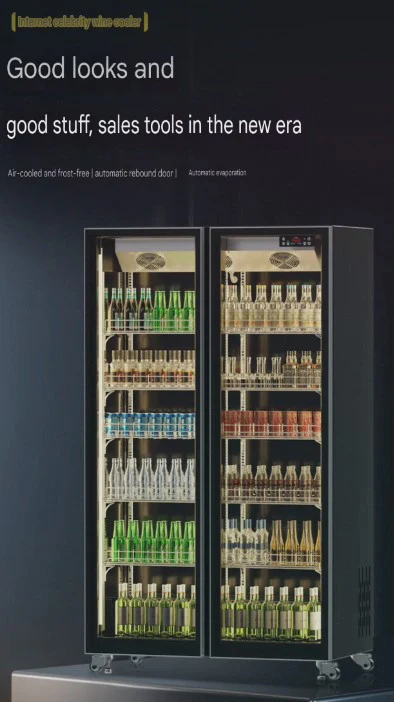 Xianke Upright Chiller Showcase 2 Doors Large - Image 2
