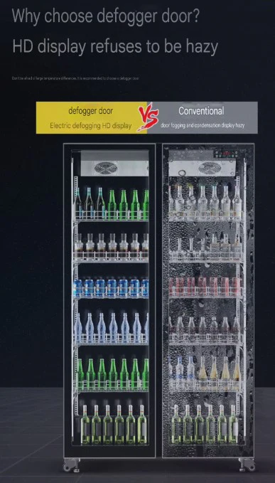 Xianke Upright Chiller Showcase 2 Doors Large - Image 6