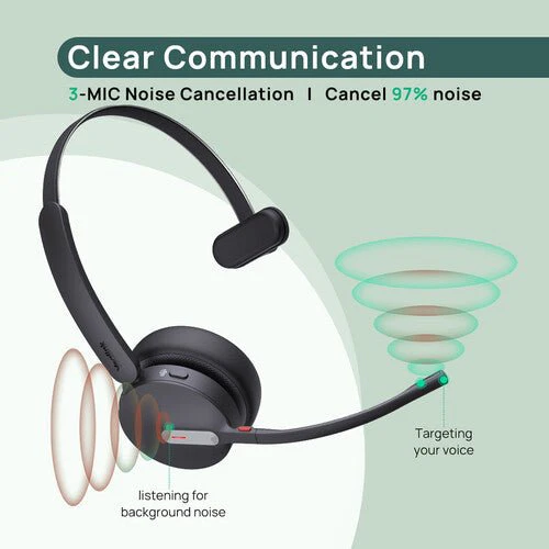 Yealink BH70 MS Mono Mono Wireless Bluetooth Headset USB-C/A - Image 3