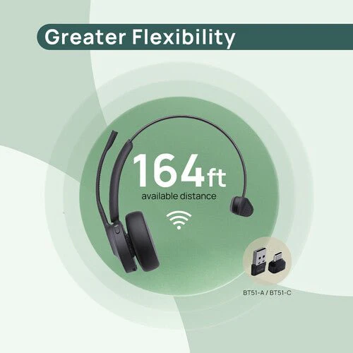 Yealink BH70 MS Mono Mono Wireless Bluetooth Headset USB-C/A - Image 6