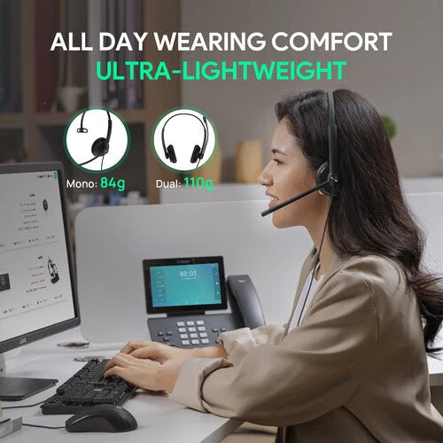 Yealink UH34 SE Dual UC Wired USB Headset USB-A - Image 6