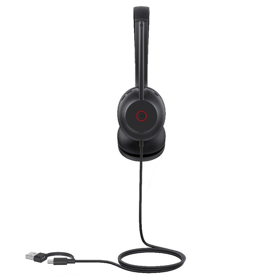Yealink UH35 Dual UC Wired Headset USB-C/A 1308164 Black - Image 3