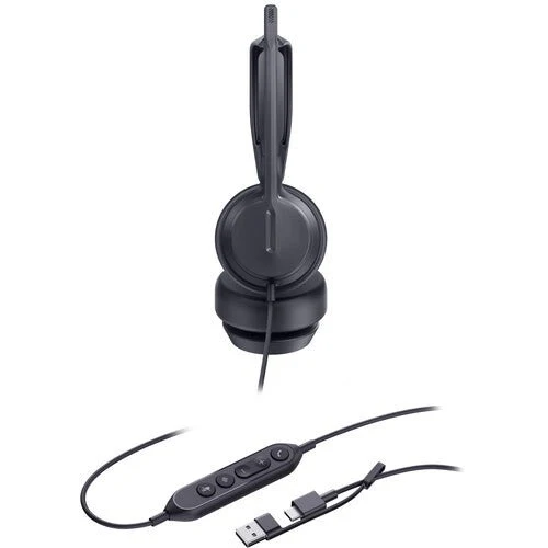 Yealink UH42 Dual UC Wired USB Headset USB-C/A Black - Image 3