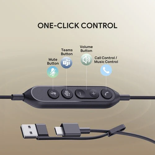 Yealink UH42 Mono UC Wired USB Headset USB-C/A 1308217 - Image 7