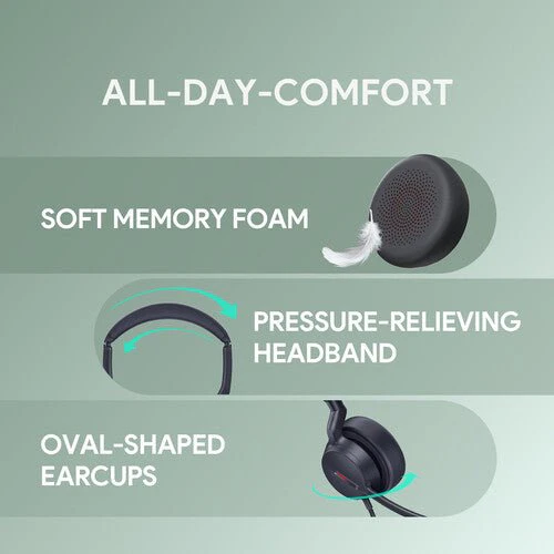 Yealink UH44 Dual Teams Wired USB Headset Black - Image 5