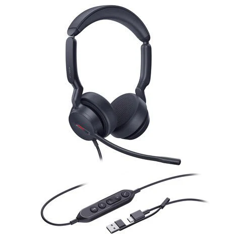 Yealink UH44 Dual UC Wired Headset USB-C/A