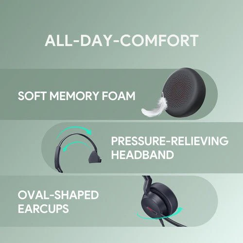 Yealink UH44 Mono Teams Wired USB Headset USB-C/A Black - Image 4