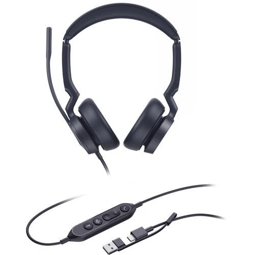 Yealink UH46 Dual Teams Wired Headset USB-C/A - Image 2