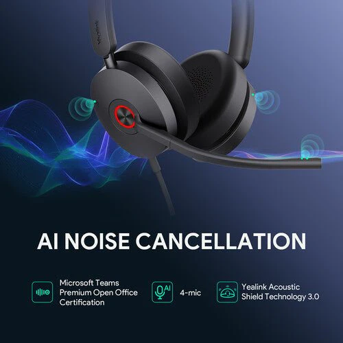 Yealink UH48 Dual Teams Wired Headset USB-C/A 1308151 - Image 5