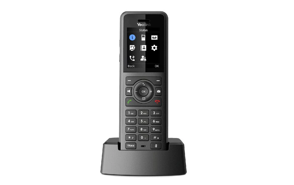 Yealink W57R Rugged DECT Cordless Mobile Phone Black