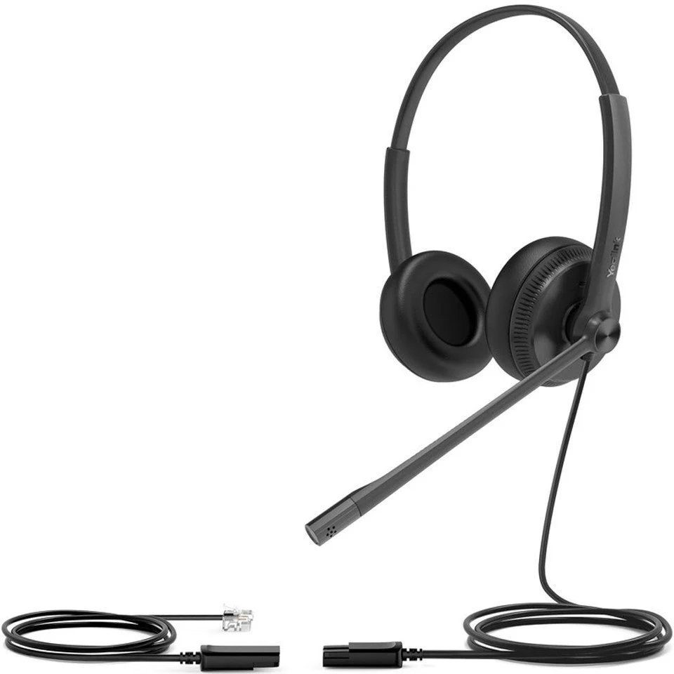 Yealink YHS34 Mono QD to RJ Wired Headset for 3rd Party Phones - Image 2