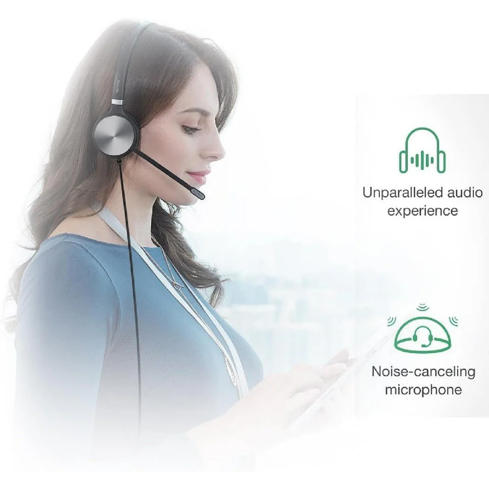 Yealink YHS36 Mono QD Wired Headset for Desk Phones - Image 4