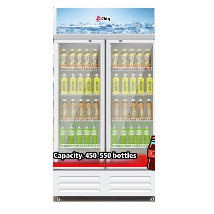 Chigo LSC-598X2SL Beverage Display Cabinet Refrigerator Volume 568 L Double Door White Colour - Image 2
